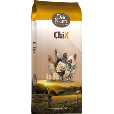 ChiX Pellet Croissance 20kg - Deli Nature à 14,90 € - Deli Nature - 315003 - Poulet de Chair