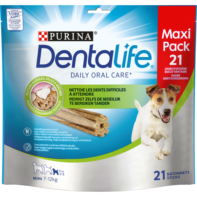 Dentalife - Mini 7 à 12kg x21sticks - Purina