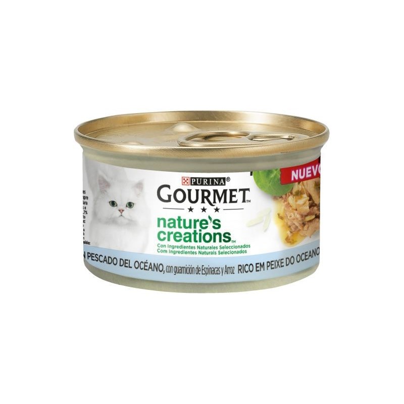 Nature's Créations - Au poisson 8x85gr - Gourmet