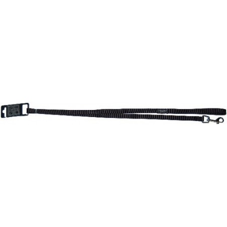 Laisse Basic Line Noir 15mm 120cm - Wouapy