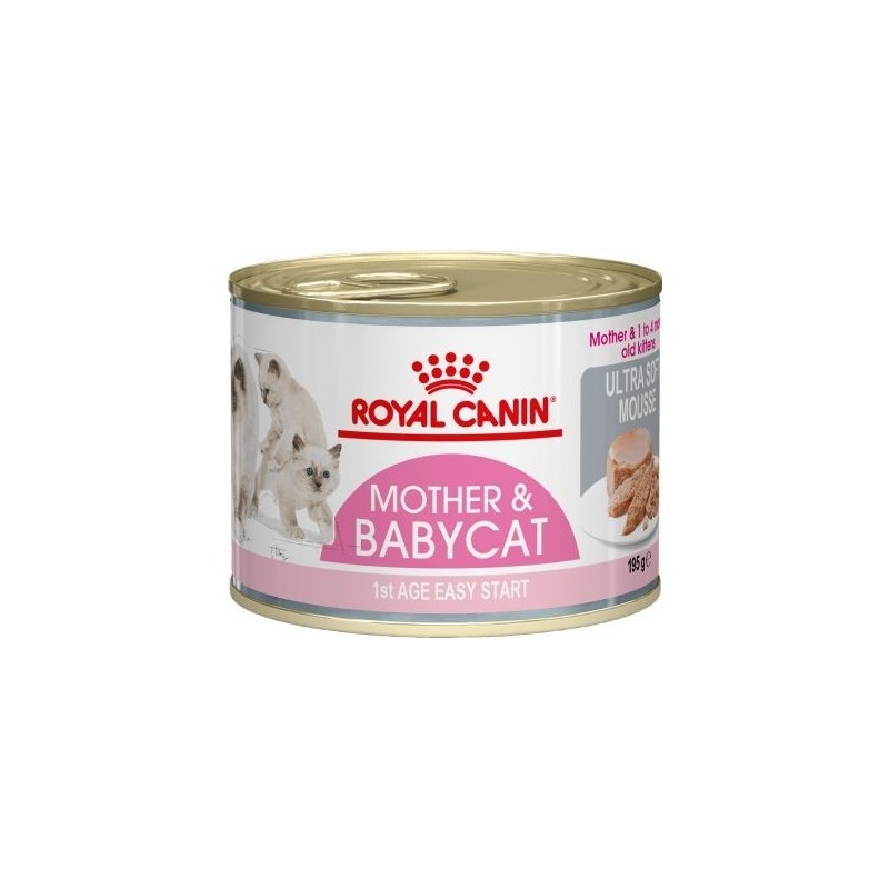 Mother & Babycat Ultra Soft Mousse 195gr - Royal Canin