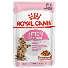 Kitten Sterilised en sauce 85gr - Royal Canin à 1,70 € - Royal Canin - 1259864 - Royal Canin