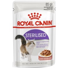 Sterilised en sauce 85gr - Royal Canin à 1,55 € - Royal Canin - 1259863 - Royal Canin