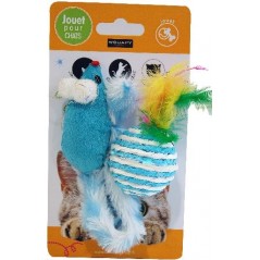 Souris tissu + Balle sisal - Wouapy à 4,25 € - Wouapy - 403286000 - Wouapy