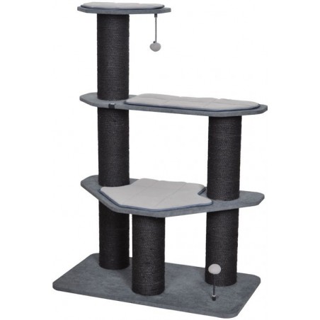 Griffoir Meru Gris 90x50x132,5cm - Ebi à 195,00 € - Ebi - 431/462737 - Arbre à chat & griffoir