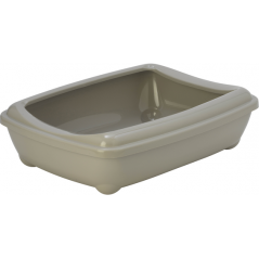 Arist-O-Tray + Rim Gris clair 49,5x37,8x13,5cm à 10,65 € - Kinlys - MOD-C192-330 - Bacs à chat