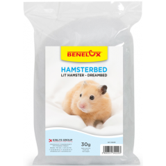 Lit Hamster funny viscose Blanc 30gr à 2,10 € - Kinlys - 34220 - Lits, grottes & tunnels