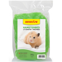 Lit Hamster Funny viscose Vert 30gr à 2,10 € - Kinlys - 34221 - Lits, grottes & tunnels