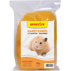 Lit Hamster Funny viscose Orange 30gr à 2,10 € - Kinlys - 34223 - Lits, grottes & tunnels