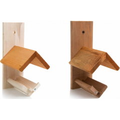 Porte Pot beurre de cacahuètes en bois 13,2x17x26cm à 7,00 € - Kinlys - 17650 - Abris & Mangeoires