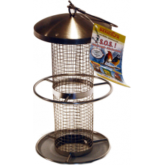 Silo "RVS" Type 302 pour arachides 14x14x30cm à 21,05 € - Kinlys - 17302 - Abris & Mangeoires