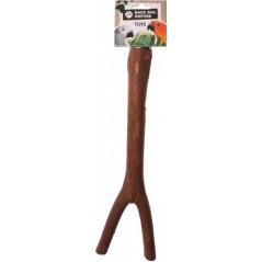 Perche en Y bois 40cm - Back Zoo Nature à 5,15 € - Back Zoo Nature - ZF1412 - Perchoirs