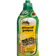 Wasp Attract Attractif Guêpe 1L - BSI à 12,95 € - BSI - 2080 - Nuisibles