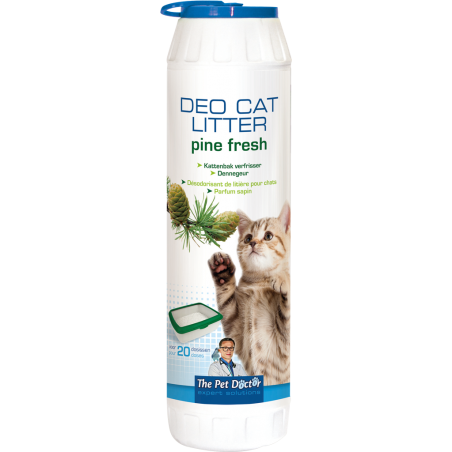 The Pet Doctor Deo Cat Litter Pine Fresh 750gr - BSI à 8,95 € - BSI - 65125 - Filtres & déodorants