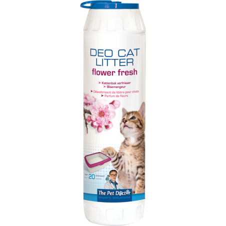 The Pet Doctor Deo Cat Litter Flower Fresh 750gr - BSI à 8,95 € - BSI - 65126 - Filtres & déodorants