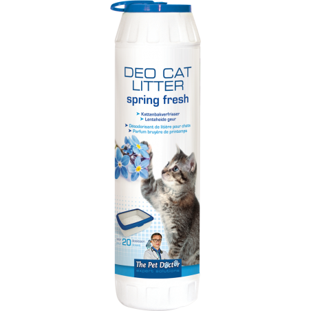 The Pet Doctor Deo Cat Litter Spring Fresh 750gr - BSI à 8,95 € - BSI - 65127 - Filtres & déodorants