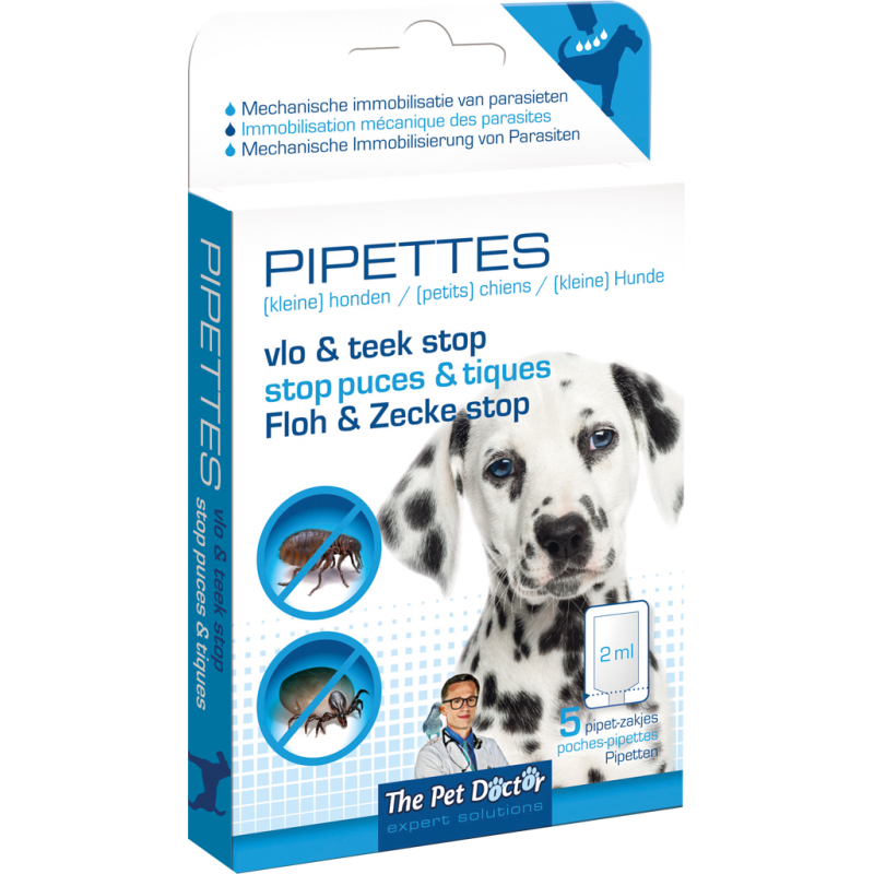 The Pet Doctor Stop Puces & Tiques Pipettes Chien 5x - BSI