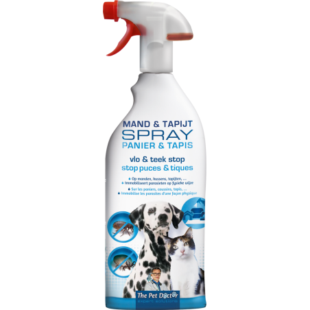 The Pet Doctor Stop Puces & Tiques Spray 800ml - BSI à 17,50 € - BSI - 83039 - Insecticides