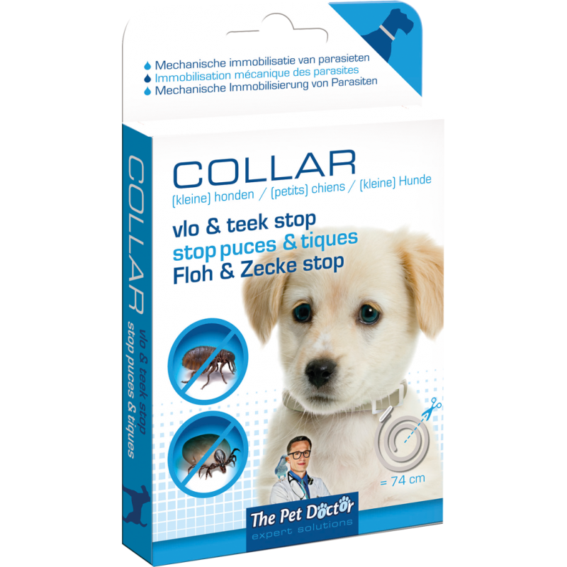 The Pet Doctor Stop Puces & Tiques Collier Chiens 1x - BSI