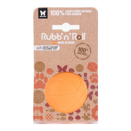 Rubb'N'Roll Balle Orange L - Martin Sellier à 9,15 € - Martin Sellier - MS73107 - Jouets latex, vinyl & caoutchouc