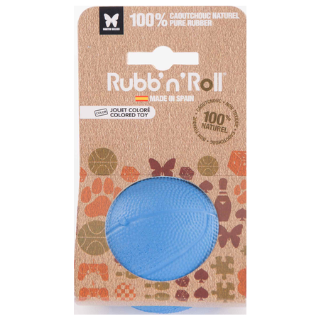Rubb'N'Roll Balle Bleu L - Martin Sellier à 9,15 € - Martin Sellier - MS73108 - Jouets latex, vinyl & caoutchouc