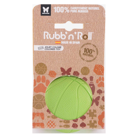 Rubb'N'Roll Balle Vert L - Martin Sellier à 9,15 € - Martin Sellier - MS73109 - Jouets latex, vinyl & caoutchouc