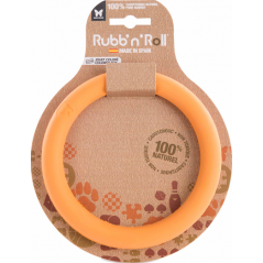 Rubb'N'Roll Anneau Orange 14x14x1cm - Martin Sellier à 6,55 € - Martin Sellier - MS73110 - Jouets latex, vinyl & caoutchouc