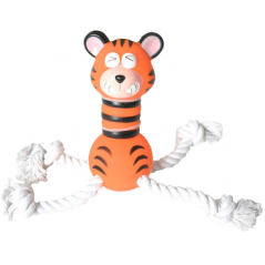 Super Tigre Vinyle Corde 28,5x14,5x7,5cm - Martin Sellier à 10,55 € - Martin Sellier - MS852496 - Jouets latex, vinyl & caout...