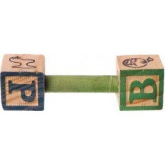 ABC Wood Barbell - Back Zoo Nature à 3,10 € - Back Zoo Nature - ZF1441 - Jouets