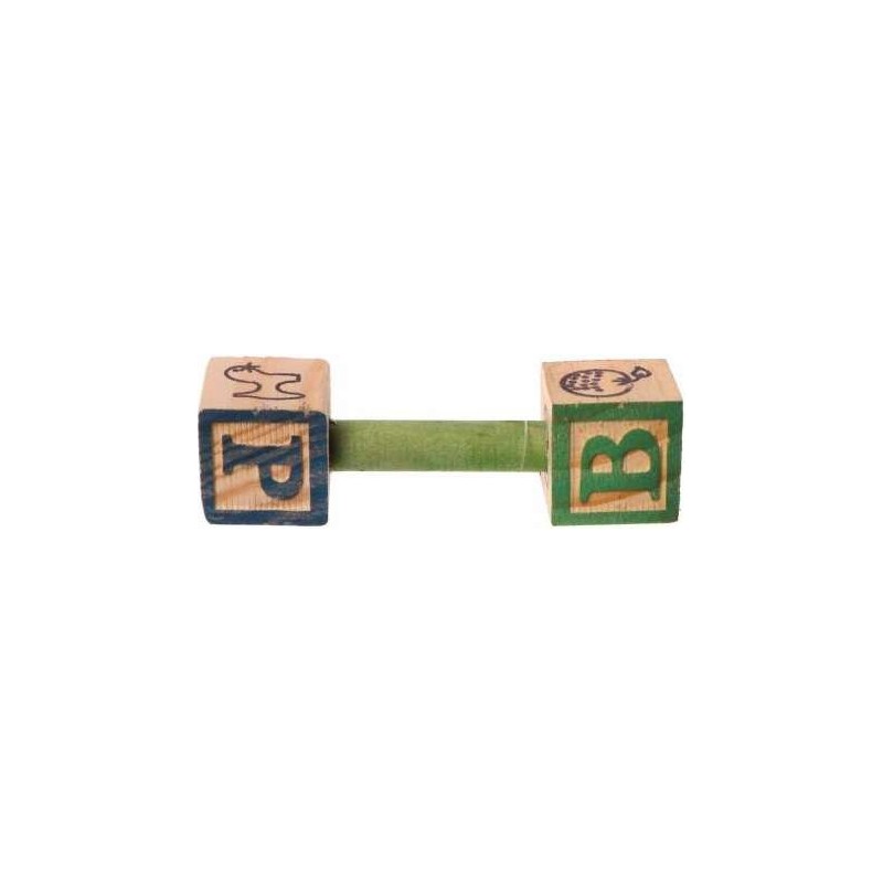 ABC Wood Barbell - Back Zoo Nature