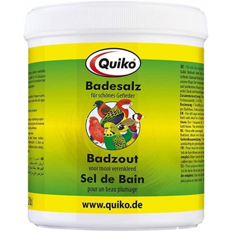 Badesalz, sel de bain pour un beau plumage 1kg - Quiko