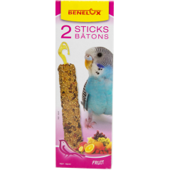 2 Sticks Perruches aux fruits - Benelux à 1,90 € - Kinlys - 16241 - Grappe