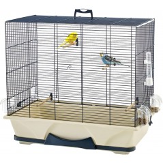 Cage petit oiseau Primo 50 bleu 64x38x56cm à 66,55 € - Grizo - 112120200 - Cages