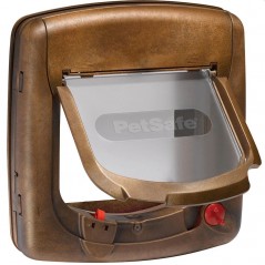 PetSafe Staywell Chatière Deluxe à verrouillage magnétique 4 positions Grain de bois 24,1x25,2cm - Pet Solutions à 59,95 € - ...