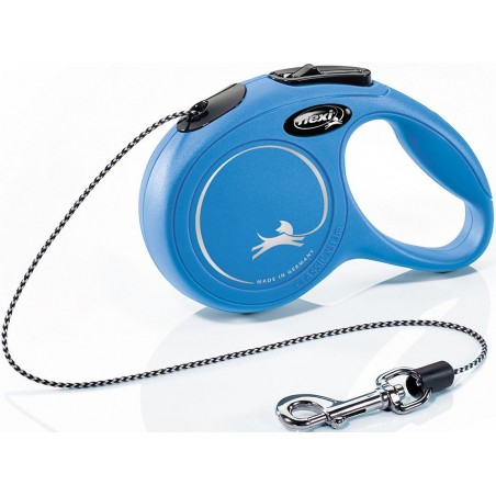 New Classic Corde Bleu XS/3m - Flexi à 12,00 € - Trixie - 11772 - Laisses / Enrouleur