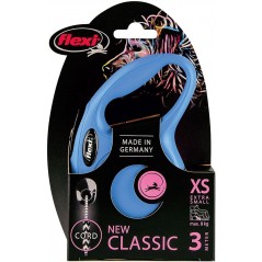 New Classic Corde Bleu XS/3m - Flexi à 12,00 € - Trixie - 11772 - Laisses / Enrouleur