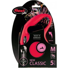 New Classic Corde Rouge M/5m - Flexi à 16,00 € - Trixie - 11793 - Laisses / Enrouleur