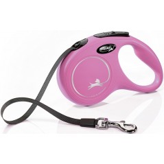 New Classic Sangle Rose S/5m - Flexi à 18,00 € - Trixie - 11836 - Laisses / Enrouleur