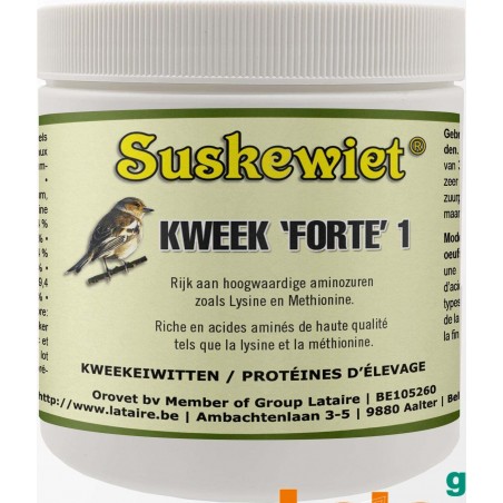 Kweek 'Forte'1 - Riche en acides aminés de haute qualité 120g - Suskewiet à 9,15 € - Suskewiet - 20059 - Vitamines et Complém...