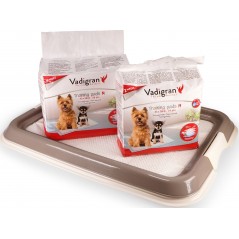 Tapis Éducateur pour chien 45x30cm 14pcs - Vadigran à 4,95 € - Vadigran - 13432 - Tapis éducateur & toilettes