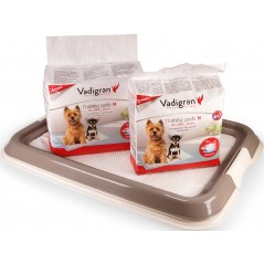 Tapis éducateurs pour chien 45x30cm 28pcs - Vadigran à 9,25 € - Vadigran - 13433 - Tapis éducateur & toilettes