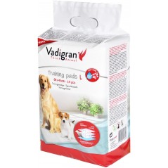 Tapis éducateurs pour chien 60x45cm 14pcs - Vadigran à 8,45 € - Vadigran - 13434 - Tapis éducateur & toilettes