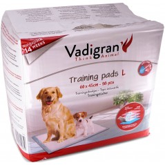 Tapis éducateurs pour chien 60x45cm 98pcs - Vadigran à 48,90 € - Vadigran - 15081 - Tapis éducateur & toilettes