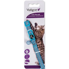 Collier chat Glitter Turquoise 20-30cmx10mm - Vadigran à 5,55 € - Vadigran - 16580 - Colliers