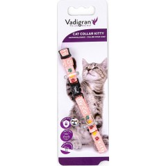 Collier chat Kitty Cat Rose 16-25cmx8mm - Vadigran à 3,85 € - Vadigran - 16585 - Colliers