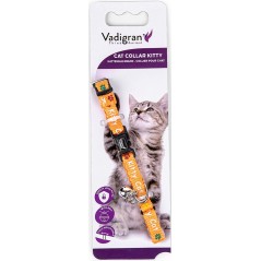 Collier chat Kitty Cat Orange 16-25cmx8mm - Vadigran à 3,85 € - Vadigran - 16586 - Colliers