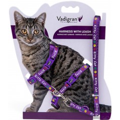 Harnais+Laisse Kitty Cat Mauve 15-22/30-32cm+120cm - Vadigran 16599 Vadigran 10,20 € Ornibird