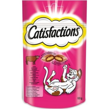 Au boeuf 60gr - Catisfactions à 2,40 € - Catisfactions - 274009 - Catisfactions