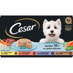 Senior 10+ en gelée délicate 4x150gr - Cesar 361262 Cesar 7,10 € Ornibird