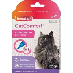 CatComfort pipettes calmantes pour chats et chatons à la phéromone maternelle 3x - Beaphar à 16,50 € - Beaphar - 12253 - Chat...